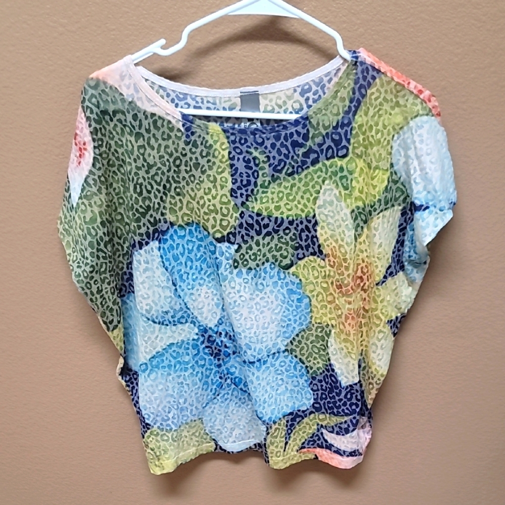 Go Couture Multicolor Floral Blouse 🏵